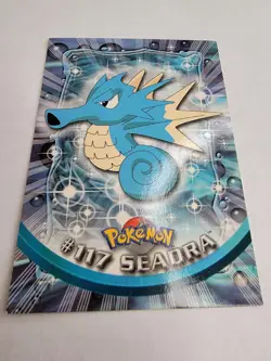 Topps Pokemon TCG Seadra #117 Glossy TV Animation Edition Card MP - Image 2