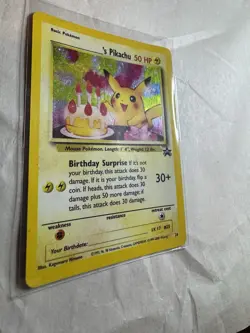 Pokemon Pikachu TCG Celebrations Birthday Promo Holo Card #24 read description. - Image 3