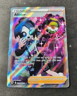 Pokemon Astral Radiance Allister Full Art Holo Trainer Card TG24/TG30 NM - Image 1