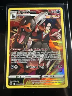 Pokemon Card Houndoom TG10/TG30 Brilliant Stars Trainer Gallery - Near Mint - Image 1