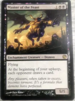 Master of the Feast Journey Into NYX Regular MTG Playing Card NM FREE SHIPPING - Image 1