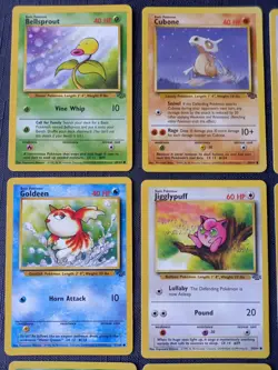 Pokemon Cards Jungle Set Complete Set of Commons (16 Cards) - Image 3