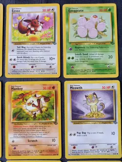 Pokemon Cards Jungle Set Complete Set of Commons (16 Cards) - Image 5