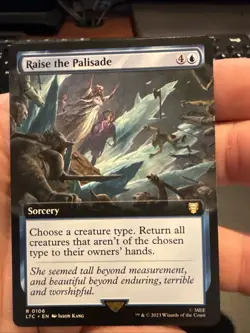 Raise the Palisade (Extended Art) Lord of the Rings Non-Foil 106 NM - Image 1