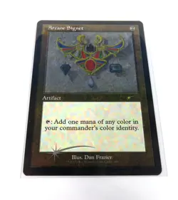 MtG Arcane Signet Etched Foil (Retro Frame) Secret Lair Dan Frazier NM - Image 1