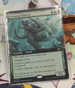 Frenzied Baloth FOIL Extended Art 342 Edge of Eternities EOE MTG Rare NM - Image 1
