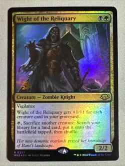 MTG / Wight of the Reliquary / PRE / #207 / FOIL / Rare / NM - Image 1