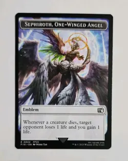 Sephiroth, One-Winged Angel / Robot Warrior Token - (#12) Regular - FF - Mtg - Image 1