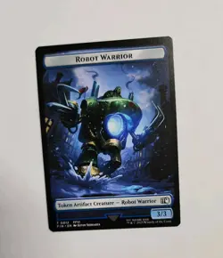 Sephiroth, One-Winged Angel / Robot Warrior Token - (#12) Regular - FF - Mtg - Image 2