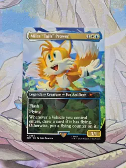 MTG - Miles “Tails” Prower - Non Foil - Sonic Secret Lair Drop - 2085 Mint / NM - Image 1