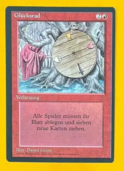 MTG WHEEL OF FORTUNE (German) Revised FBB (OldManMTG 008-924) - Image 1