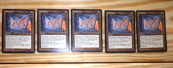 Magic: the Gathering Mana Crypt LOT OF 5 1995 HarperPrism promo - Image 1