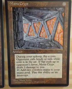 Magic: the Gathering Mana Crypt LOT OF 5 1995 HarperPrism promo - Image 2