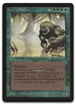 Force of Nature (NM) Beta Edition LEB Magic MTG - Image 1