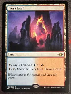 MTG Fiery Islet Modern Horizons 238/254 Regular Rare - Image 1