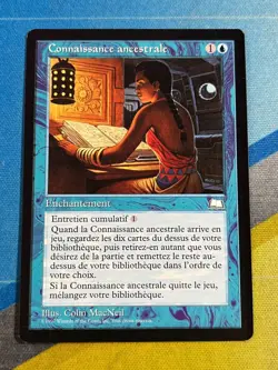 Magic the Gathering MTG Weatherlight ANCESTRAL KNOWLEDGE French - Image 1