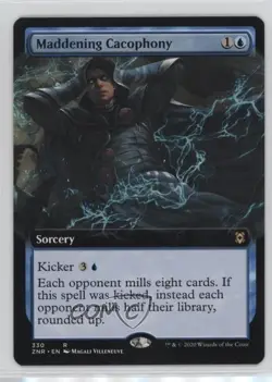 Maddening Cacophony (Extended Art) Magic: Zendikar Rising ZNR #330 - Image 1