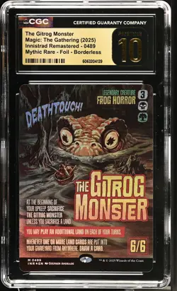 THE GITROG MONSTER Innistrad Remastered Movie Poster Foil CGC Pristine 10 MTG - Image 1