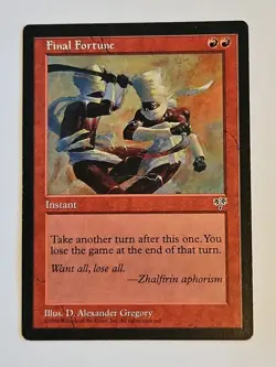 Final Fortune - Mirage - Magic: The Gathering - LP - Lightly Played - Image 1