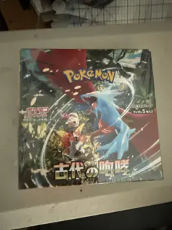 Pokemon Card Booster Box Ancient Roar & Future Flash sv4K sv4M 4521329394725 - Image 1