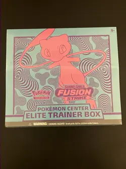Pokemon Sword & Shield Fusion Strike Pokemon Center Elite Trainer Box Sealed - Image 1