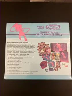 Pokemon Sword & Shield Fusion Strike Pokemon Center Elite Trainer Box Sealed - Image 2