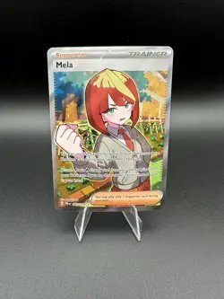Mela (140/131) - 2025 Prismatic Evolutions - Ultra Rare Trainer - Pokemon - Image 1