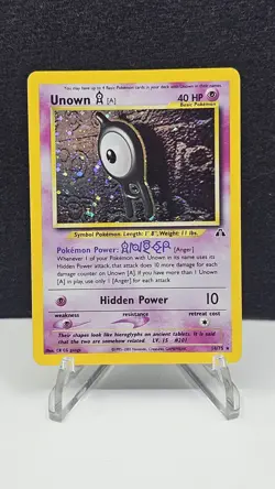 Pokemon TCG Neo Discovery - Unown [A] 14/75 Holofoil LP - Image 1