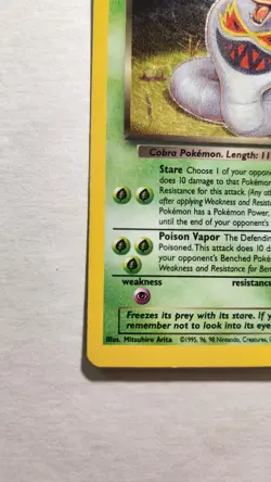 2000 Dark Arbok 2/82 - Team Rocket Holo Rare - Pokemon TCG - MP - Image 4