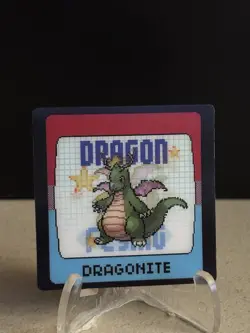 Pokemon Eif origin Gameboy Lenticular (RARE) Shining Dragonite #I1 - Image 1