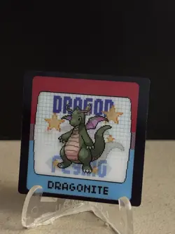 Pokemon Eif origin Gameboy Lenticular (RARE) Shining Dragonite #I1 - Image 2