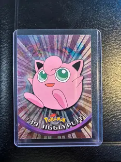 Jigglypuff - Topps - Chrome/Holo - Pokemon TV Animation Edition #39 2000 - Image 1