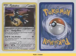 Cobalion Holo Pokemon Black & White Legendary Treasures #91 READ 2f4 - Image 3