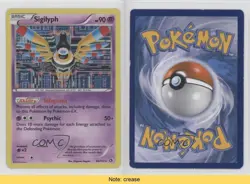 Sigilyph Holo Pokemon Black & White Legendary Treasures #66 READ 2f4 - Image 3