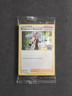 Pokemon Go Professor's Research Promo Cello Pack Sealed - Image 1