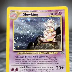Slowking Holo Rare 14/111 Neo Genesis WOTC Pokemon TCG Heavily Played HP⭐ - Image 2