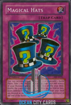 Yugioh Magical Hats PSV-E033 Super Rare 1st Edition - Image 1