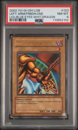 2002 #123 LEFT ARM OF THE FORBIDDEN ONE PSA 8 - Image 1