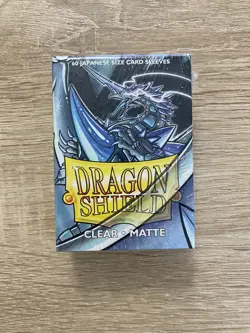 Dragon Shield clear matte sleeves Bustine Protettive japanese Carte Yugioh Small - Image 3
