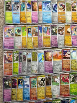 Surging Sparks Pokemon TCG, Lot of x58 Reverse Holo & x23 Holo Cards, Total x81 - Image 2