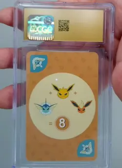 Vaporeon Point Salad - Eevee Edition Korean Pokemon Playing Card CGC PRISTINE 10 - Image 3