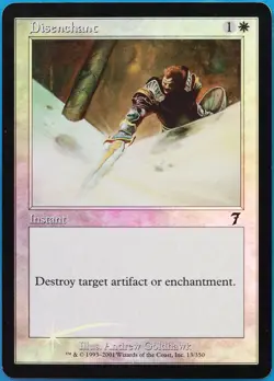 Disenchant FOIL 7th Edition PLD White Common MAGIC CARD (ID# 462833) ABUGames - Image 1