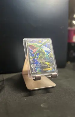 Pokemon Rayquaza EX Ultra Rare Full Art Holo Card Roaring Skies 104/108 LP - Image 1