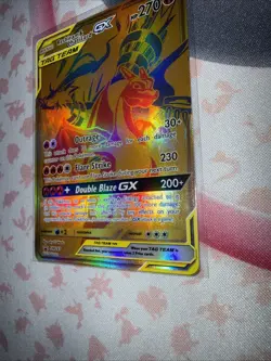 Pokemon TCG Reshiram Charizard GX Sun & Moon SM247 Holo Promo Card - Image 5