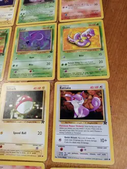 Pokemon TEAM ROCKET 1st Edition - Lot of 25 Basic Base Cards - N/M - Image 5