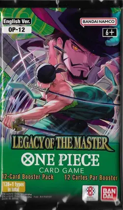 [ENG] 1 One Piece Card Game Legacy of the Master OP-12 Booster Pack (12 Cards) - Image 1