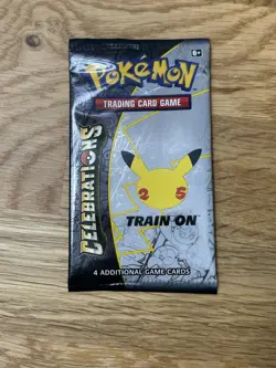 Pokemon Celebrations Booster Pack 4 Cards Pack New Sealed Offical TCG - Image 1