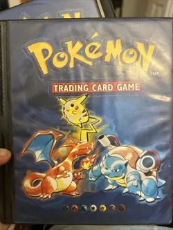 1999 BLUE POKEMON TCG COLLECTOR's CARD ALBUM Binder GREAT CONDITION authentic - Image 3