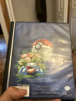 1999 BLUE POKEMON TCG COLLECTOR's CARD ALBUM Binder GREAT CONDITION authentic - Image 4