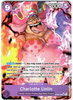 CHARLOTTE LINLIN OP08-069 ALT ART TWO LEGENDS - ONE PIECE CARD GAME ENGLISH - Image 1
